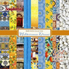 Papier do scrapbookingu jednostronny 15,2 x 15,2 cm MEDITERRANEAN DREAMS 24 szt. ScrapBerry`s